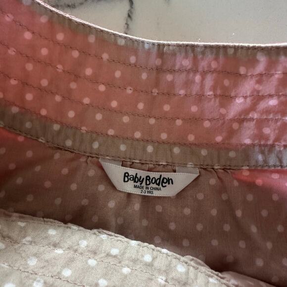 Baby Boden Birthday Cat Appliqué Pinafore Dress 2-3 Years - Picture 6 of 8